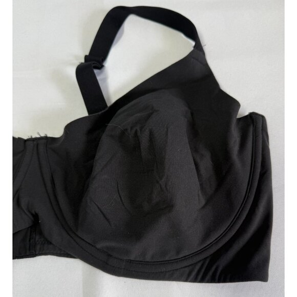 Skims Womens Underwire Bra 44DD Black Adjustable Straps & Closure - Picture 4 of 8